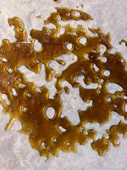 Classic Blueberry Shatter - Craft Bud Run - Cultivated in house - NF Extractions (Limited Run)